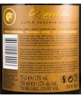 ESPUMANTE RAPOSEIRA SUPER RESERVA MEIO SECO