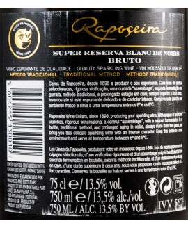 ESPUMANTE RAPOSEIRA BLANC DE NOIR RESERVA BRUTO
