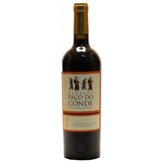 Vinho Alentejano Herdade Paço do Conde Touriga Nacional Syrah Tinto 2020 0,75L